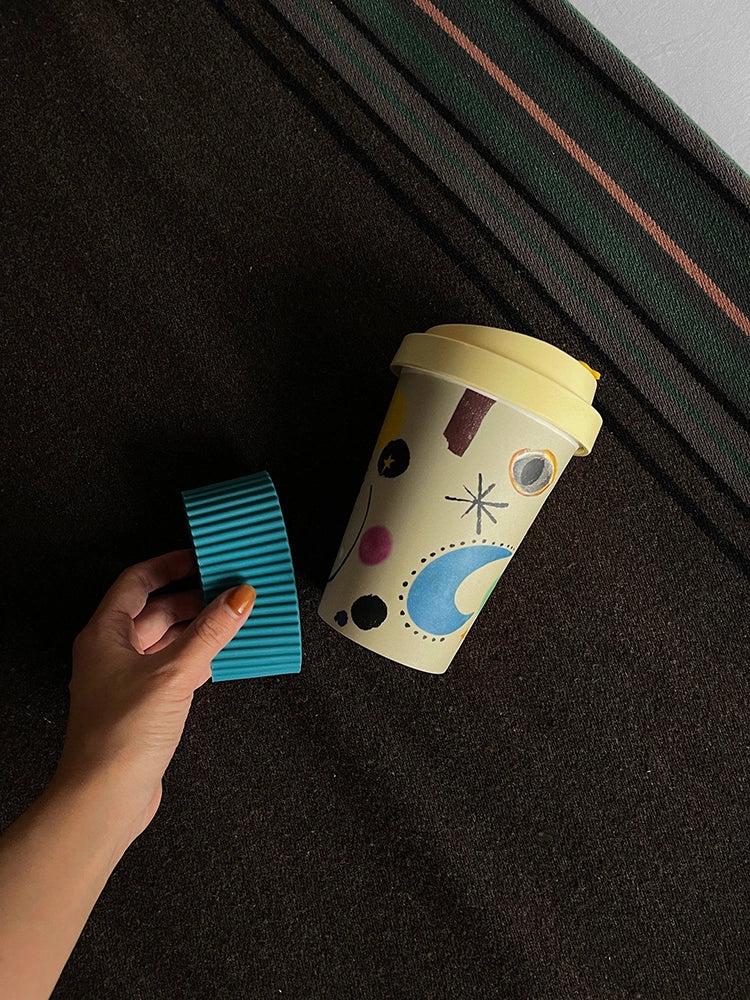 Creative Doodle Bamboo Fiber Cup