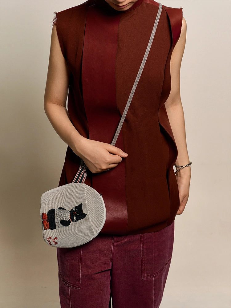 Teapot Tapestry Crossbody Bag