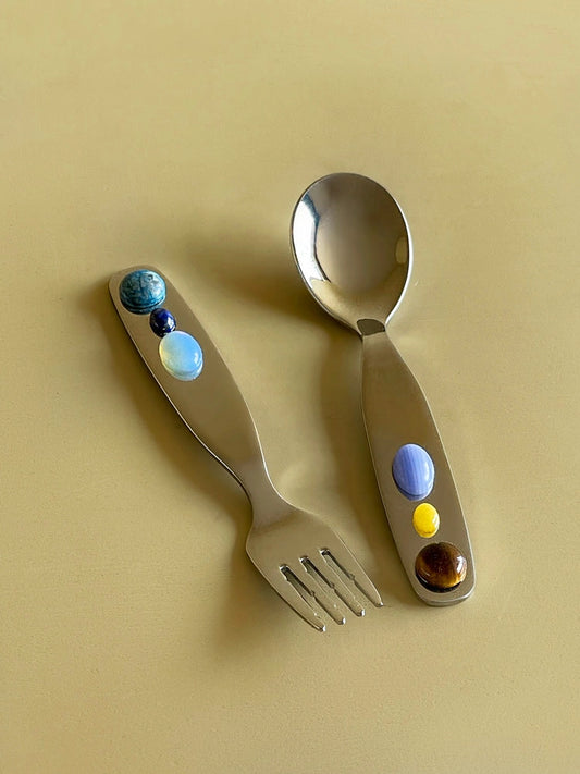 Candy Jade Stainless Steel Fork or Spoon