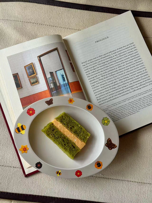 Butterfly and Snail Bamboo Fiber Bowl