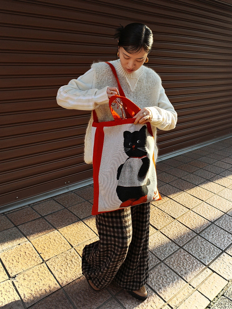 Cute Kitten or Puppy Shoulder Bag