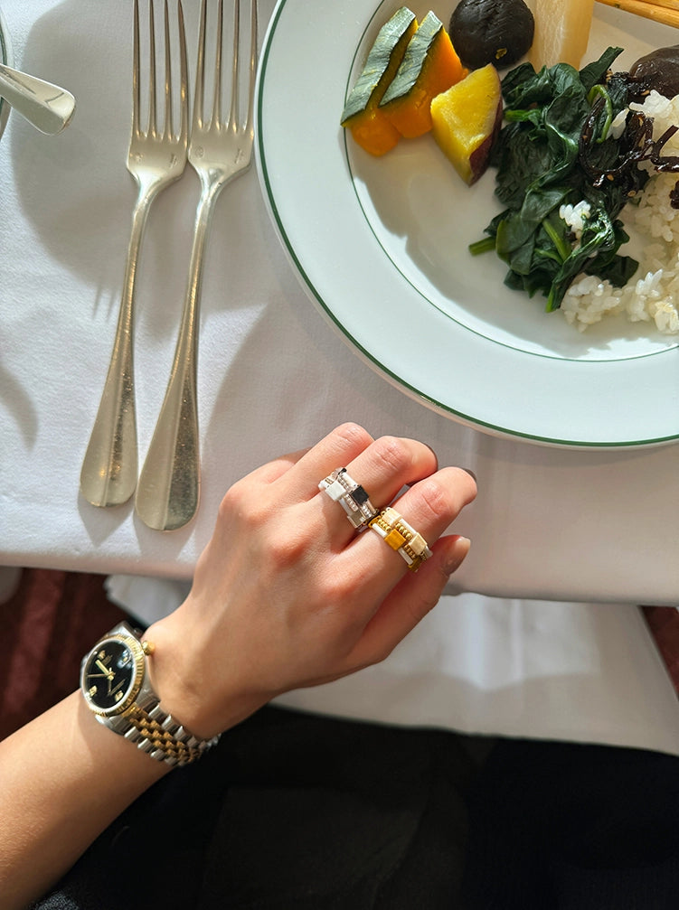 Sorbet Mochi Beaded Ring