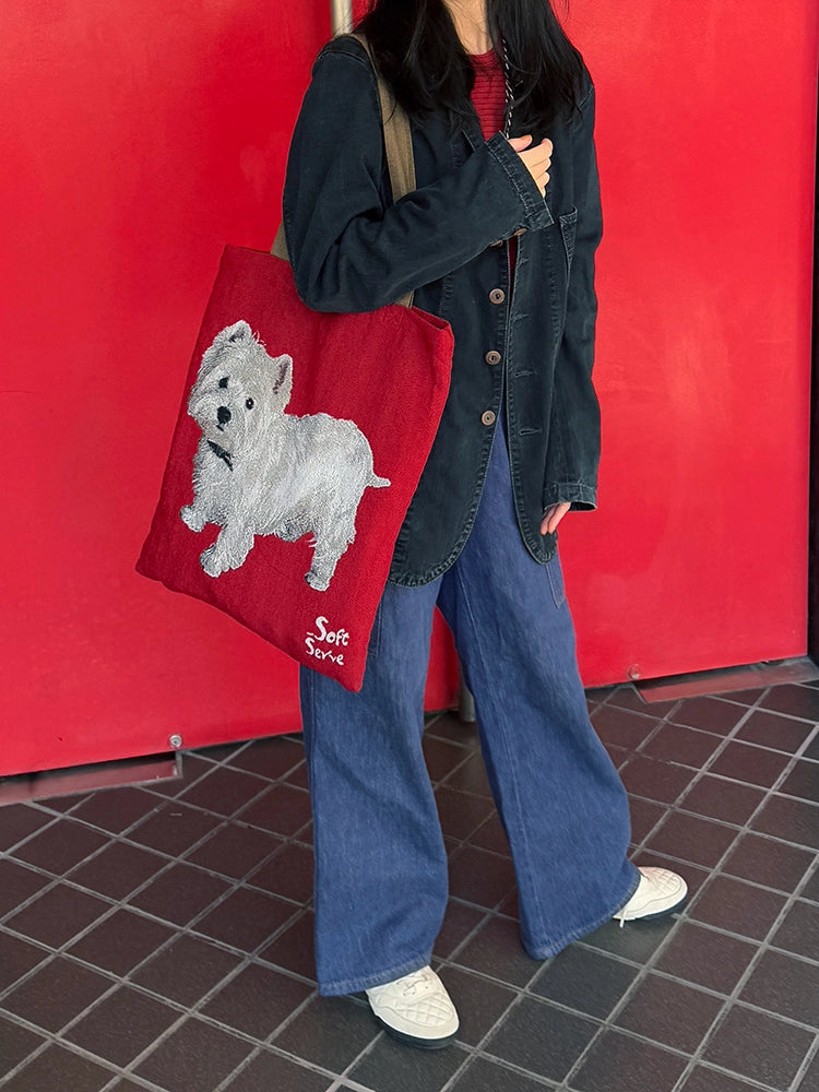 Cute Kitten or Puppy Shoulder Bag