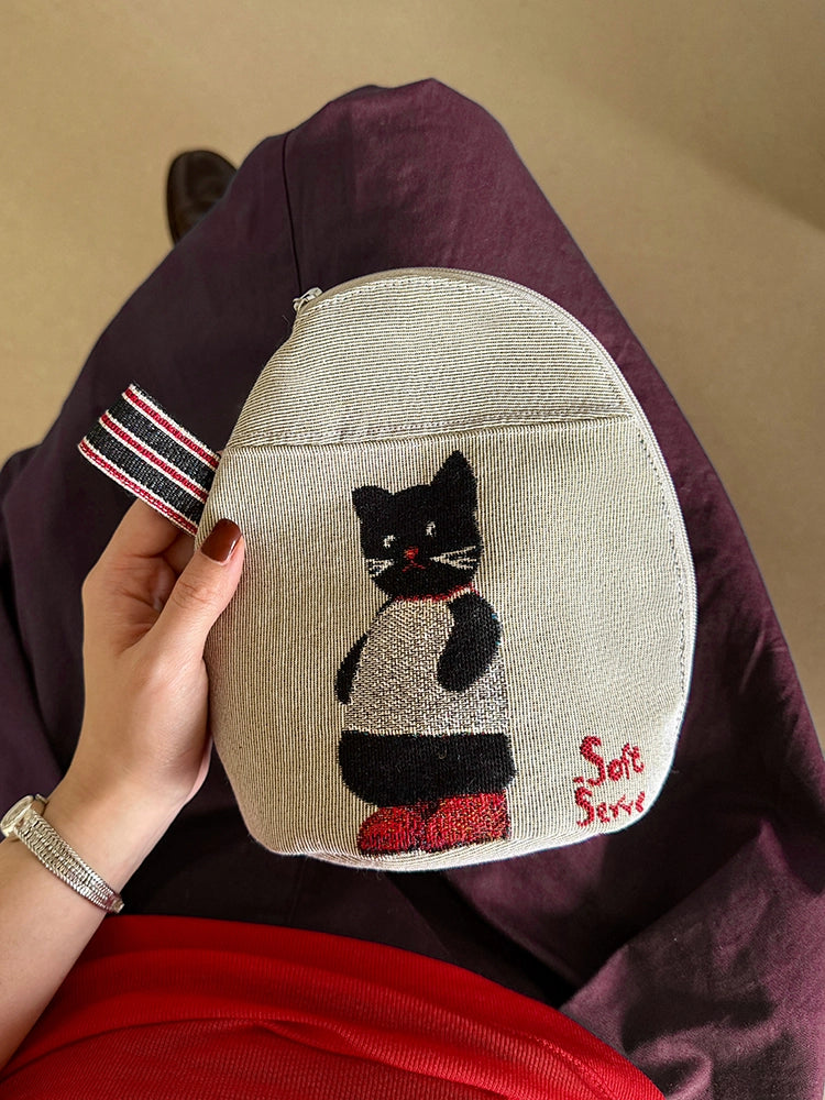 Teapot Tapestry Crossbody Bag