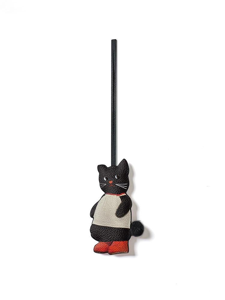 The Little Black Cat Or Apple Phone Chain