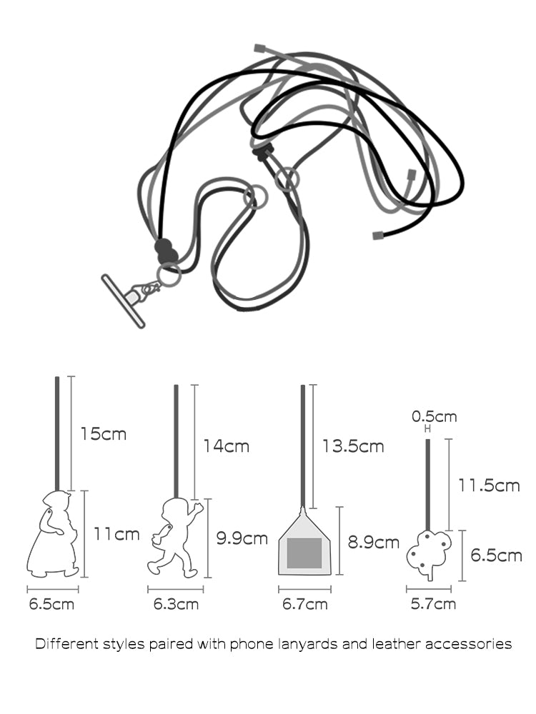 The Magical Puppet Town Phone Chain