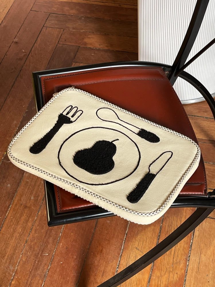 Pear Placemat Laptop Messenger Bag