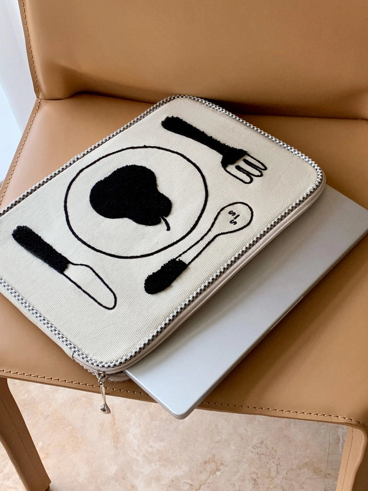 Pear Placemat Laptop Messenger Bag