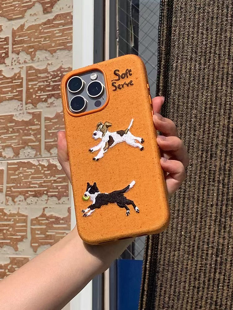 Running Puppies Phone Case