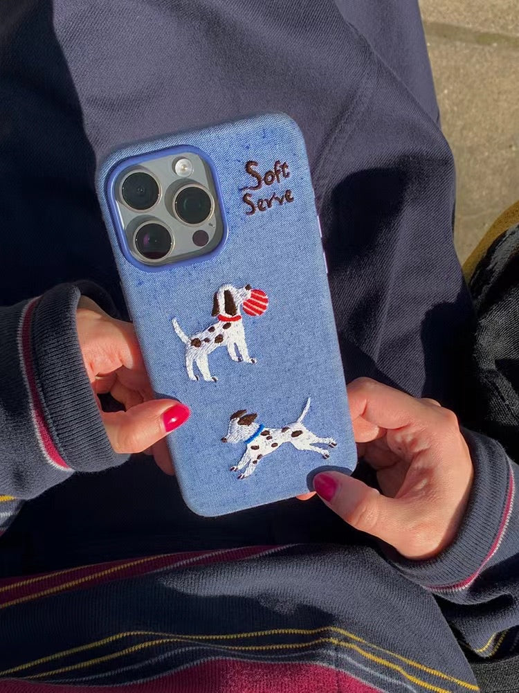 Running Puppies Phone Case