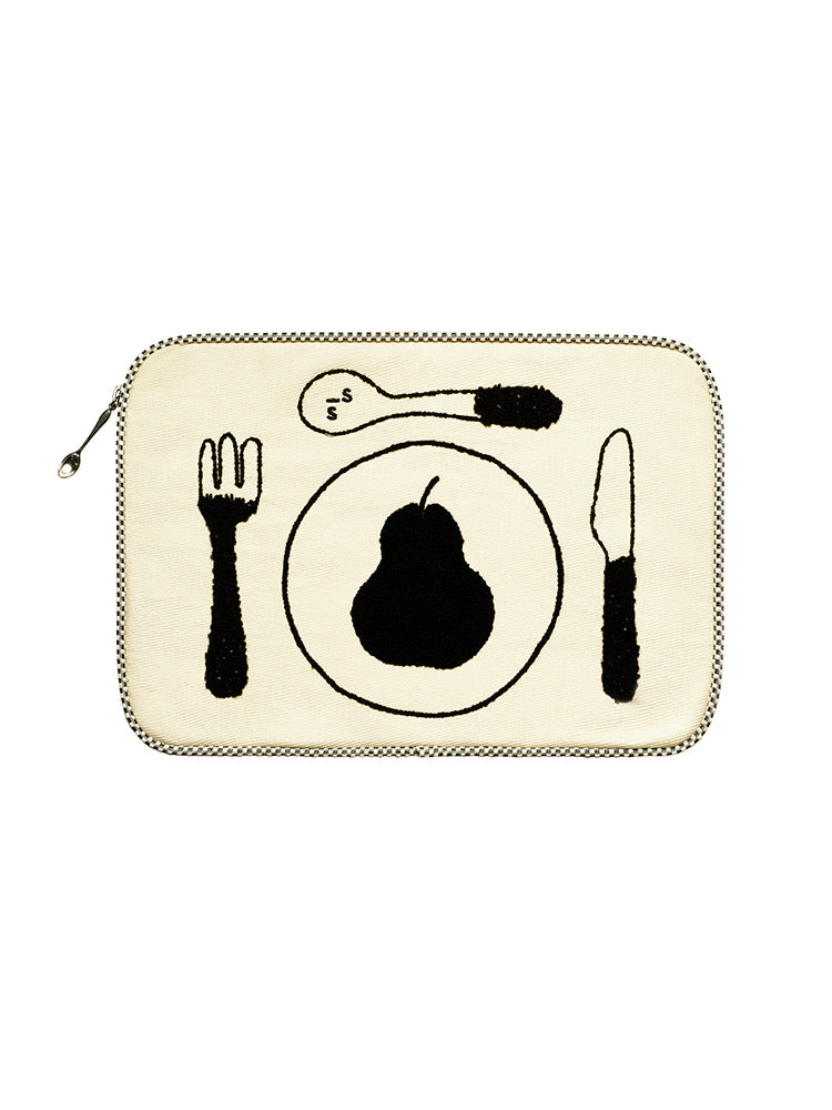 Pear Placemat Laptop Messenger Bag