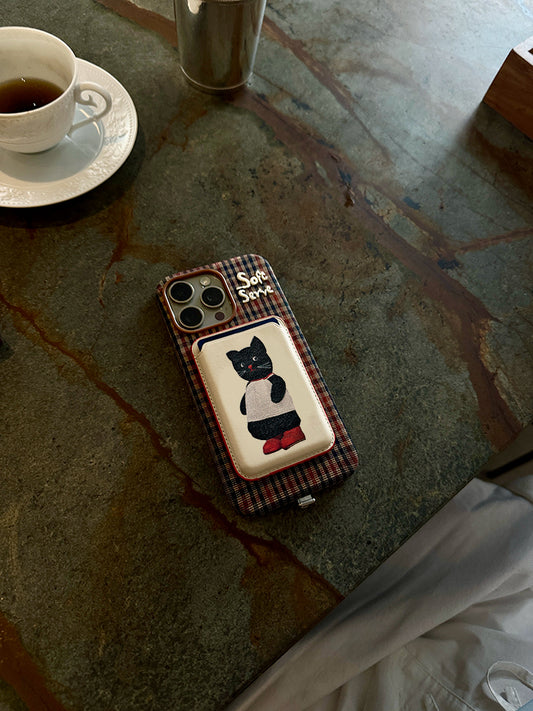 Cat & Apple iPhone MagSafe Card Holder