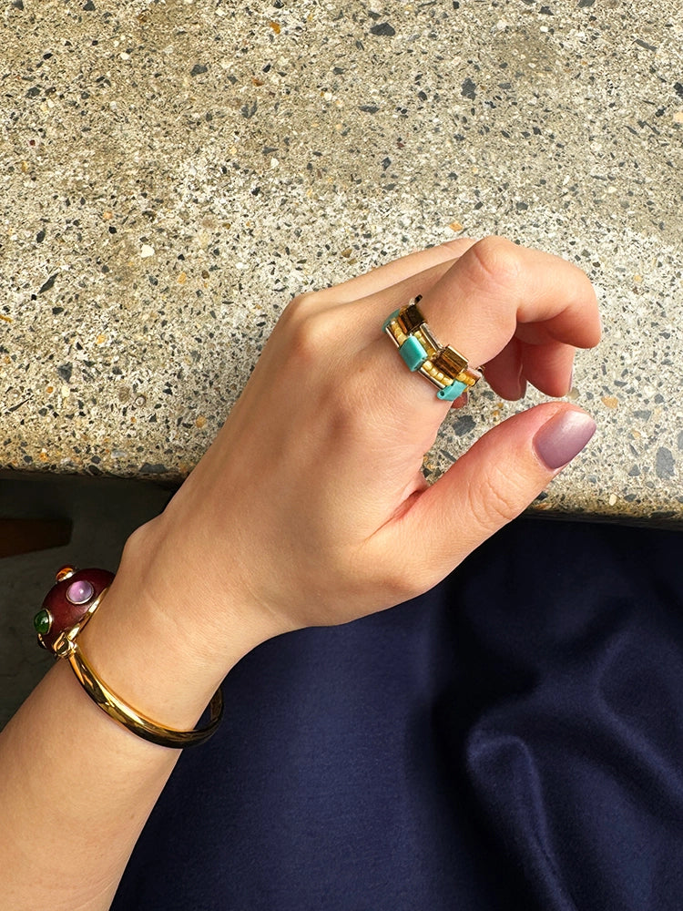 Sorbet Mochi Beaded Ring