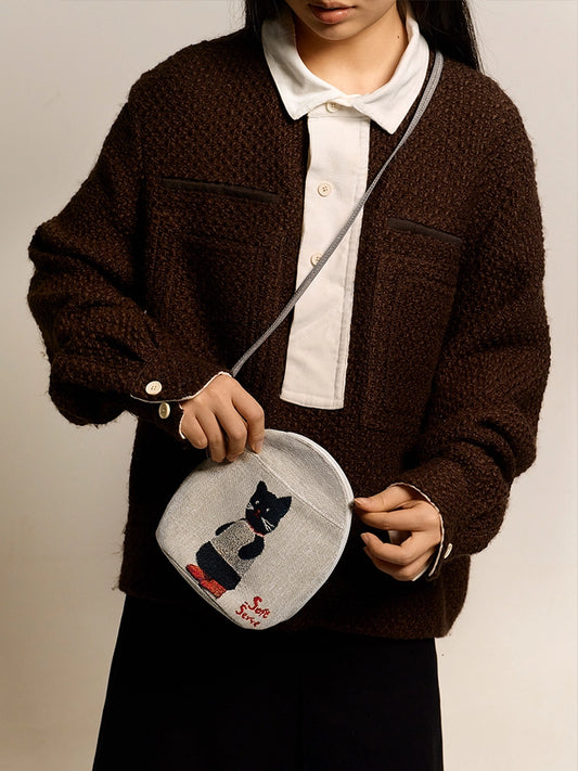 Teapot Tapestry Crossbody Bag