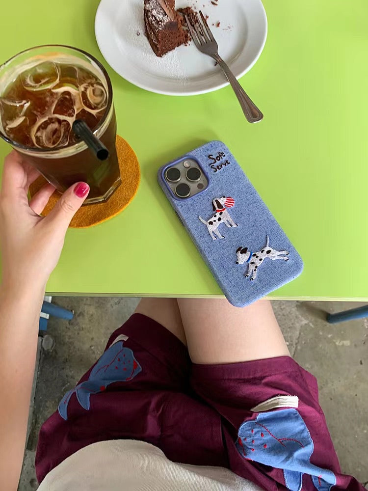 Running Puppies Phone Case