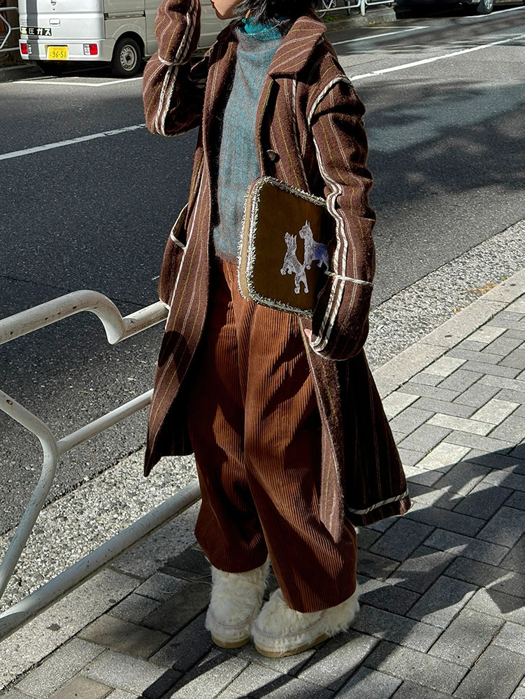 Embroidered Puppy Laptop Bag