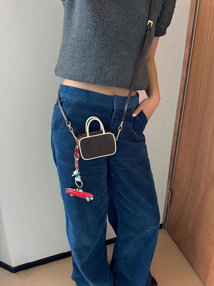 Road Trip Retro Car Leather Charm