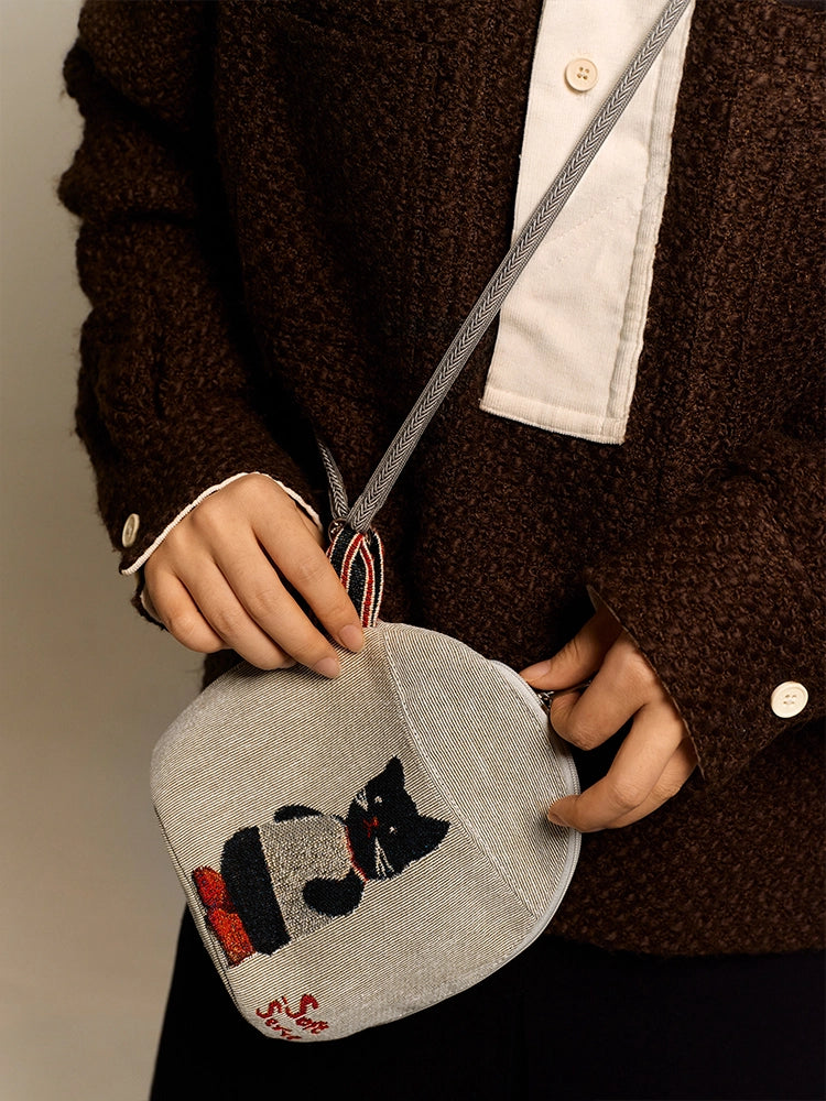 Teapot Tapestry Crossbody Bag