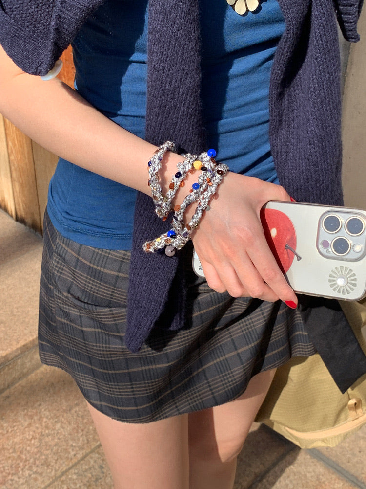 The Color Dots Twists Phone Chain