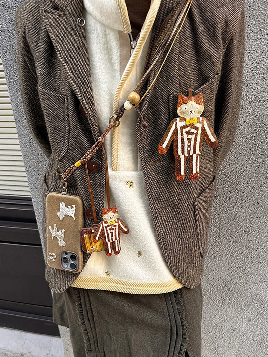 Animal Pals Long Adorable Phone Strap