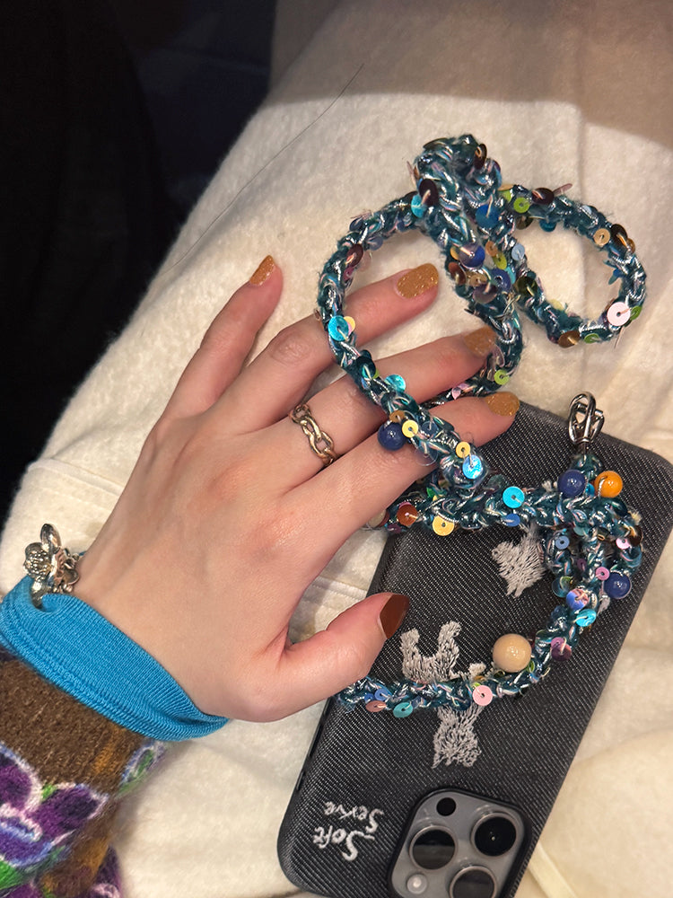 The Color Dots Twists Phone Chain