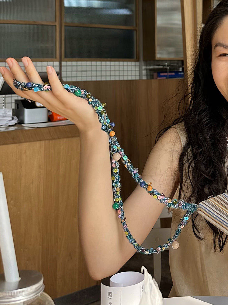 The Color Dots Twists Phone Chain