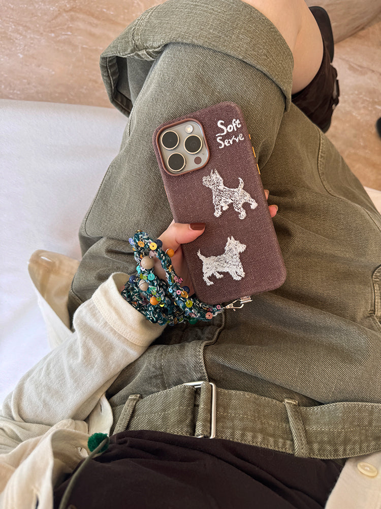 The Color Dots Twists Phone Chain