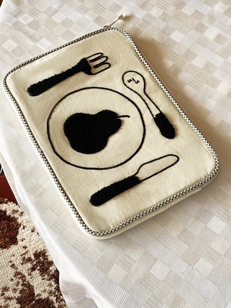 Pear Placemat Laptop Messenger Bag