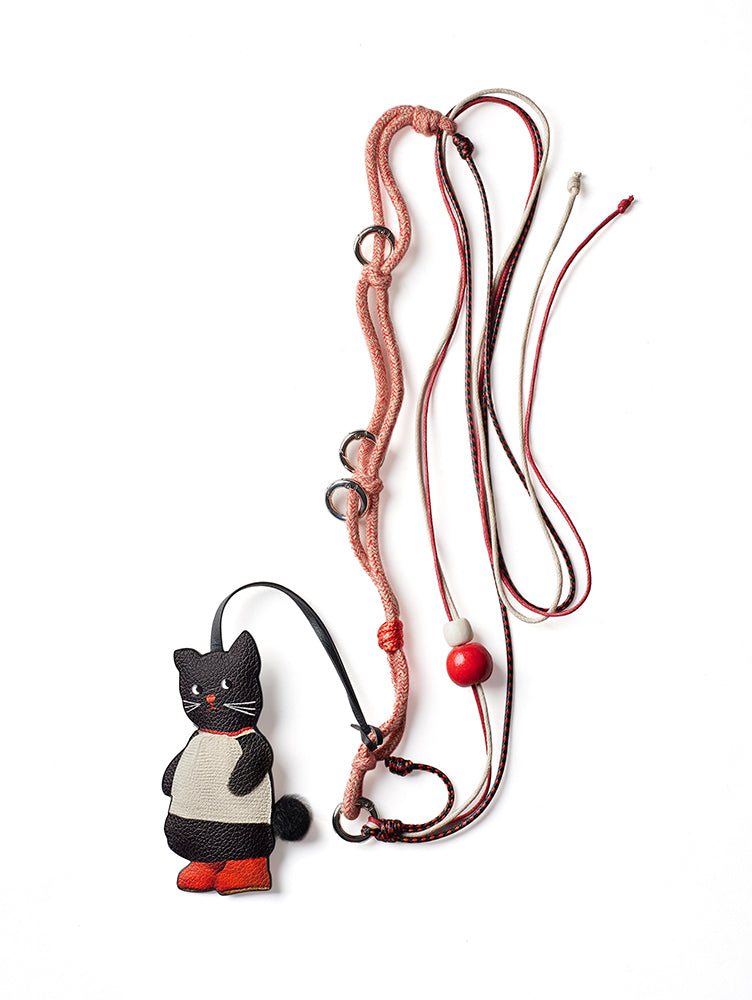 The Little Black Cat Phone Chain