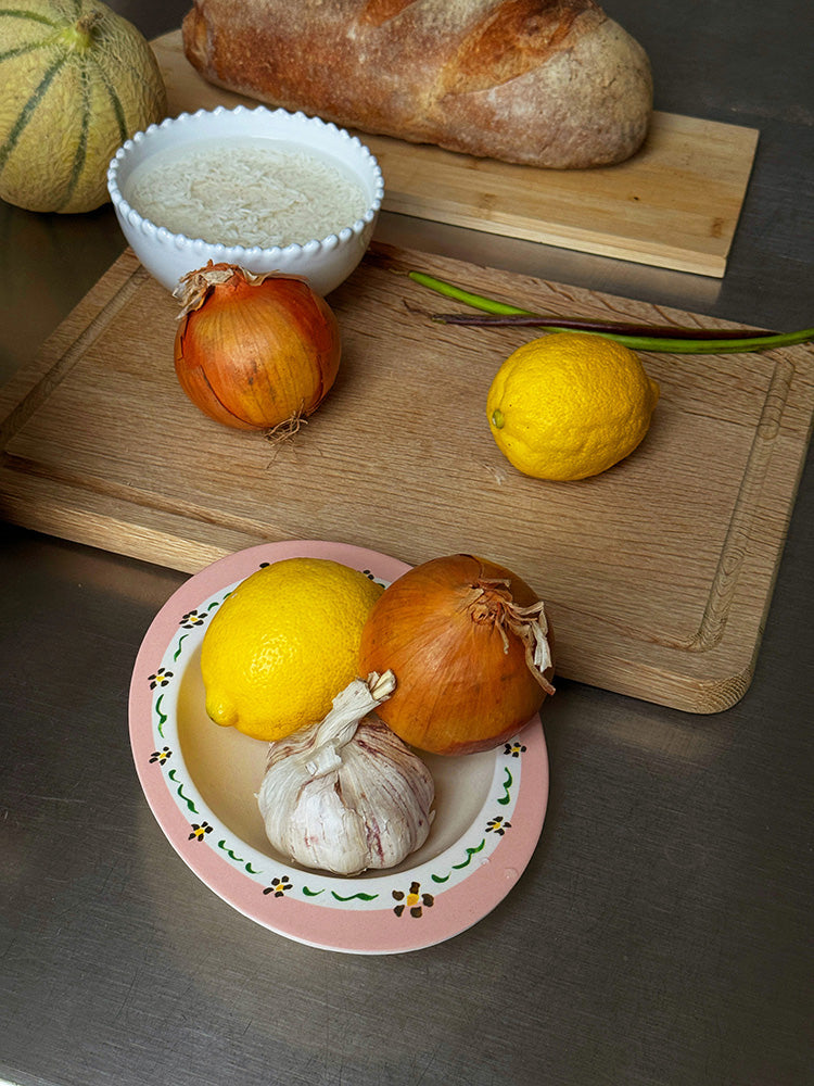 Floral PrintBamboo Fiber Egg Bowl