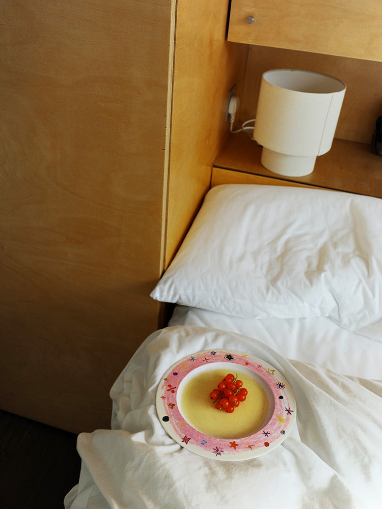 Crayon Stars Flan Plate