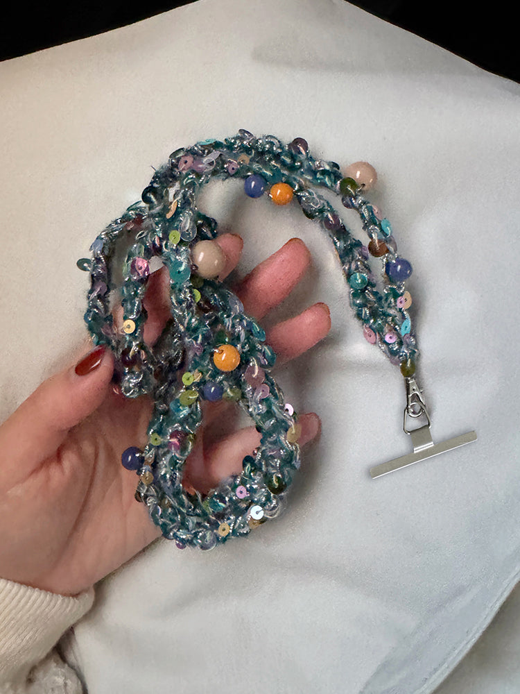 The Color Dots Twists Phone Chain