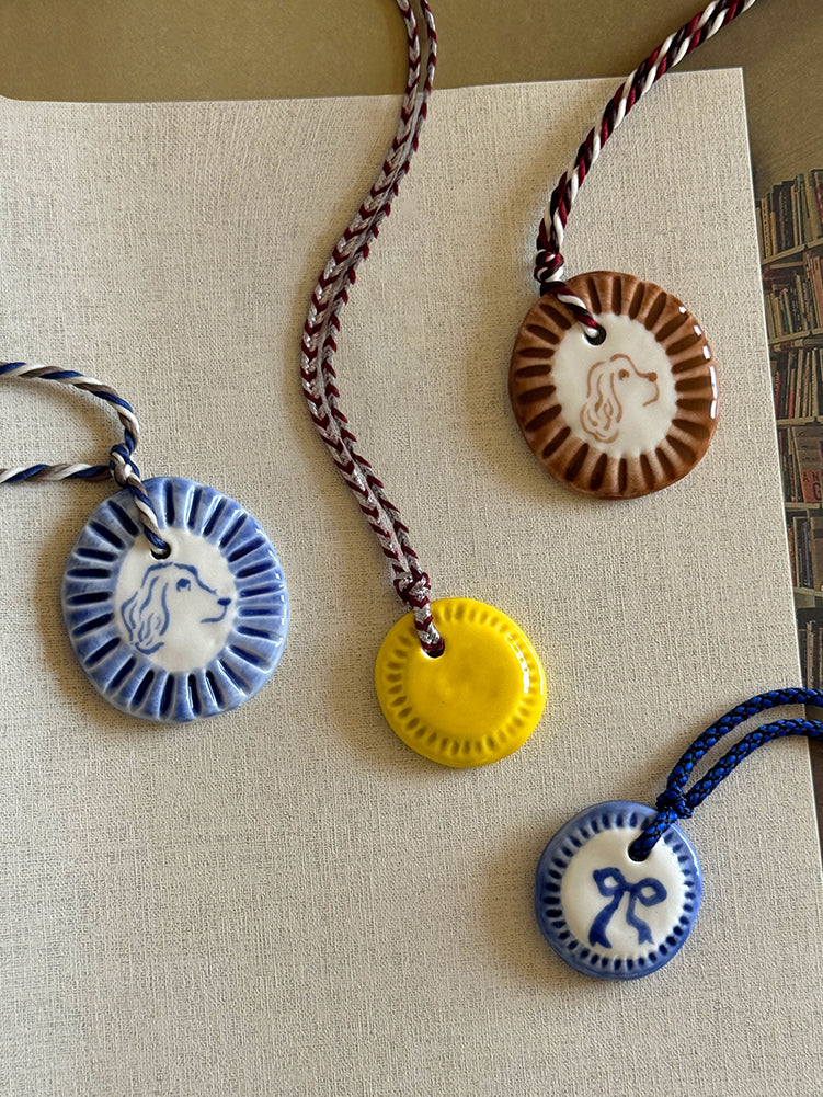 Ceramic Photo Frame Necklace