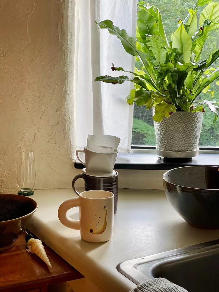 Pears Cut In Half Macaroni Mug