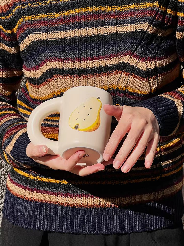 Pears Cut In Half Macaroni Mug
