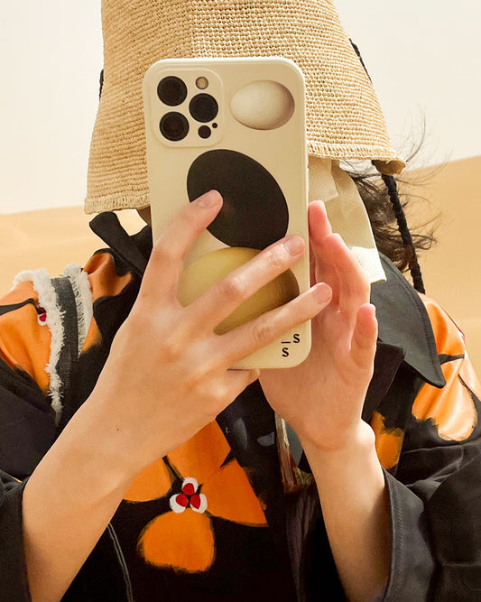 Black & White Egg Phone Case