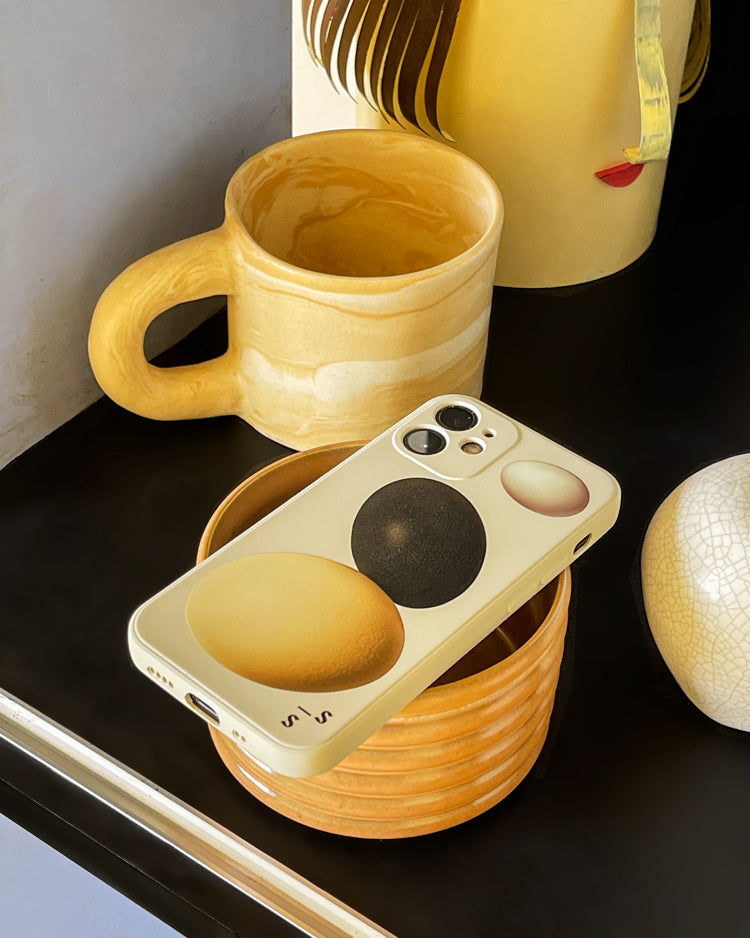 Black & White Egg Phone Case