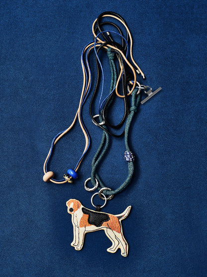 The Puppy&Red House Phone Chain