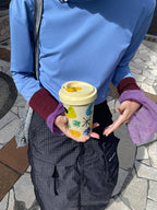 Creative Doodle Bamboo Fiber Cup