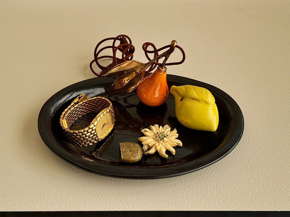 A Citrus Still Life – Hand-Lemon Ceramic Incense Holder