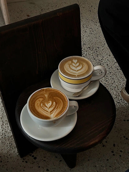 The “Buttercream Ribbon” Mug – A Cozy, All-Day Ceramic Cup