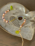 Sorbet Grapes Beaded Necklace