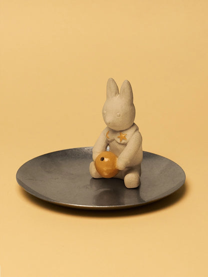 A Peaceful Gift from the Moon – “Moon Rabbit” Ceramic Incense Burner