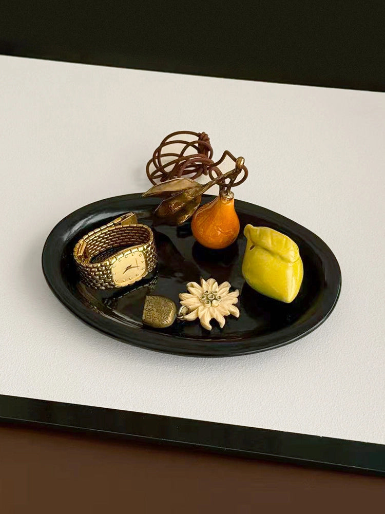 A Citrus Still Life – Hand-Lemon Ceramic Incense Holder