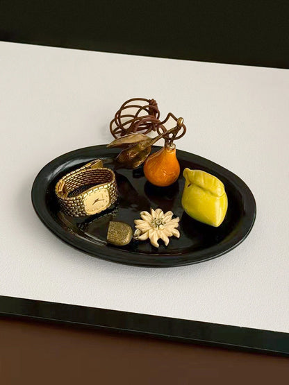 A Citrus Still Life – Hand-Lemon Ceramic Incense Holder