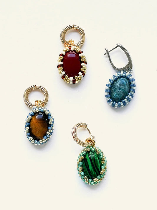 Magic Stone Beaded Earring