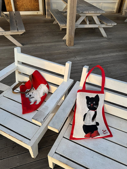 Cute Kitten or Puppy Shoulder Bag