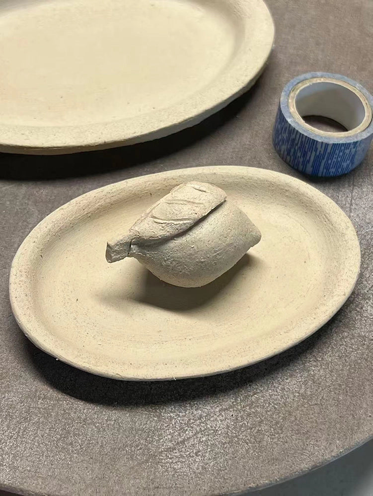 A Citrus Still Life – Hand-Lemon Ceramic Incense Holder