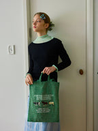 Lightweight Embroidered Tote Bag - Featuring an Ox, Horse & Sheep