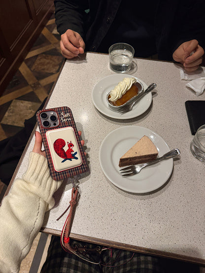 Cat & Apple iPhone MagSafe Card Holder